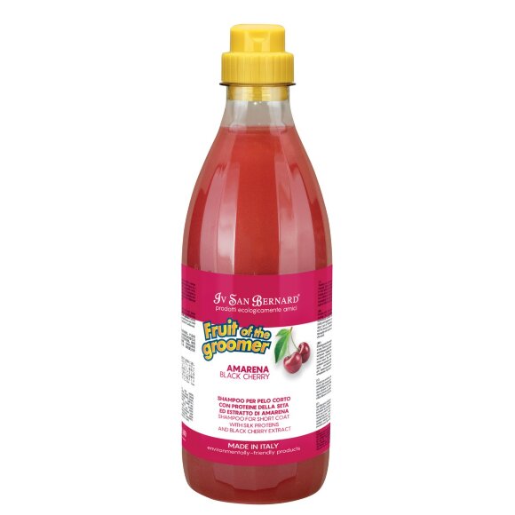 Шампунь и маска ISB 'Черная вишня' для короткой шерсти, 1 л х 2 шт.