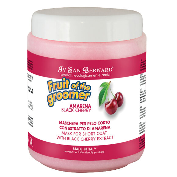 Шампунь и маска ISB 'Черная вишня' для короткой шерсти, 1 л х 2 шт.