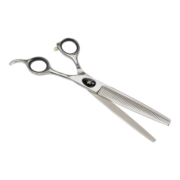 Ножницы GRODO Silk Slice филировочные с большим черным винтом 7" 54T Ножницы GRODO Silk Slice филировочные с большим черным винтом 7" 54T