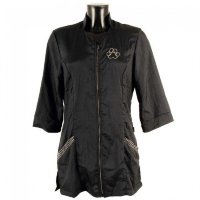Рубашка на молнии с рукавом 3/4 Tikima Aleria черная, размер XL