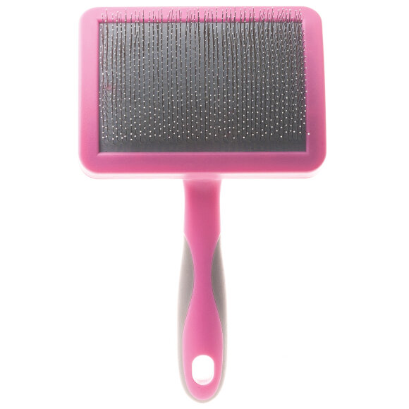 Пуходерка DeLight Pink пластиковая с каплей большая Пуходерка DeLight Pink пластиковая с каплей большая