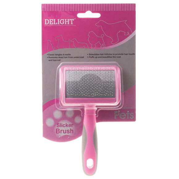 Пуходерка DeLight Pink пластиковая с каплей малая Пуходерка DeLight Pink пластиковая с каплей малая