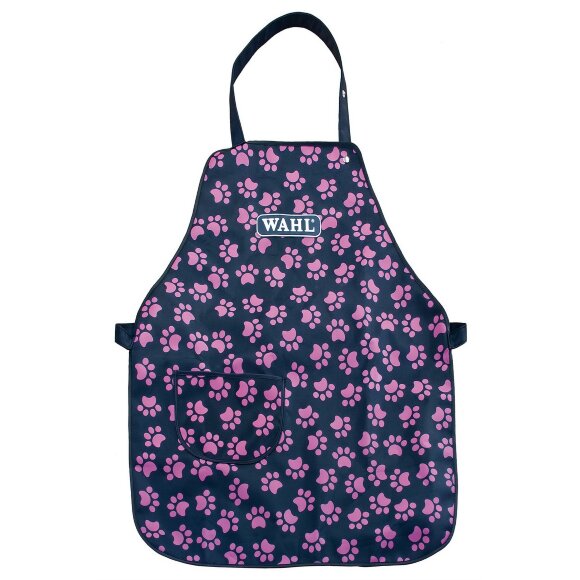 Фартук Wahl черный с розовыми лапками