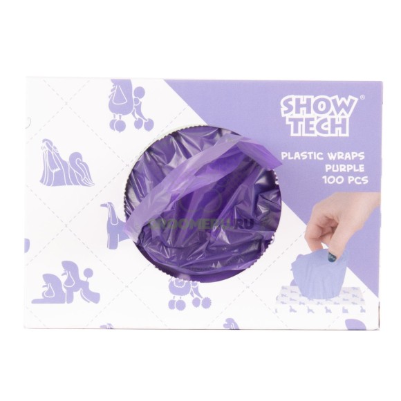 Пластиковая бумага Show Tech для папильоток, фиолетовая