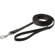 Поводок нейлоновый с латексной нитью двухсторонний 20мм х 2м, черный