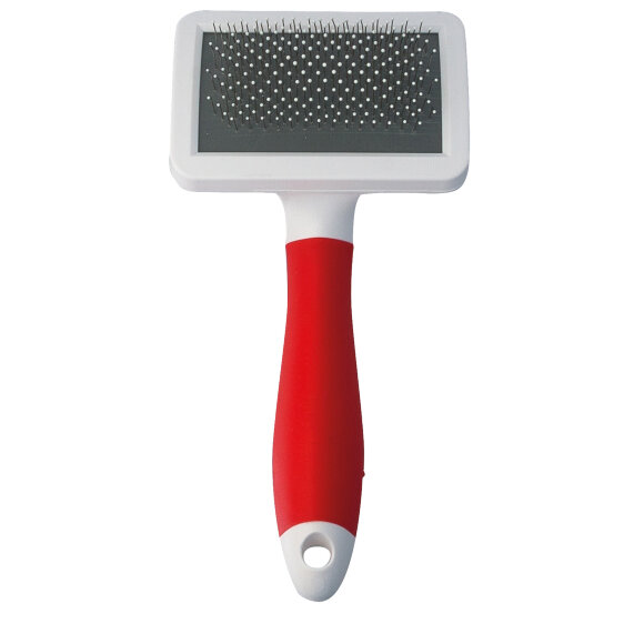 Пуходёрка ZooOne РЕД пластик с каплей малая