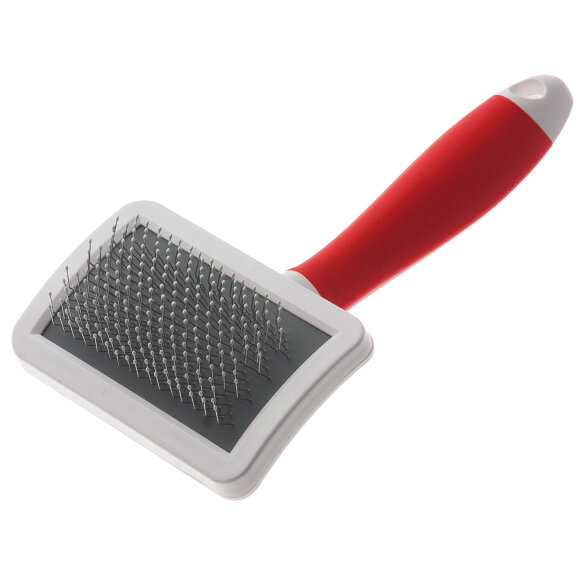 Пуходёрка ZooOne РЕД пластик с каплей малая