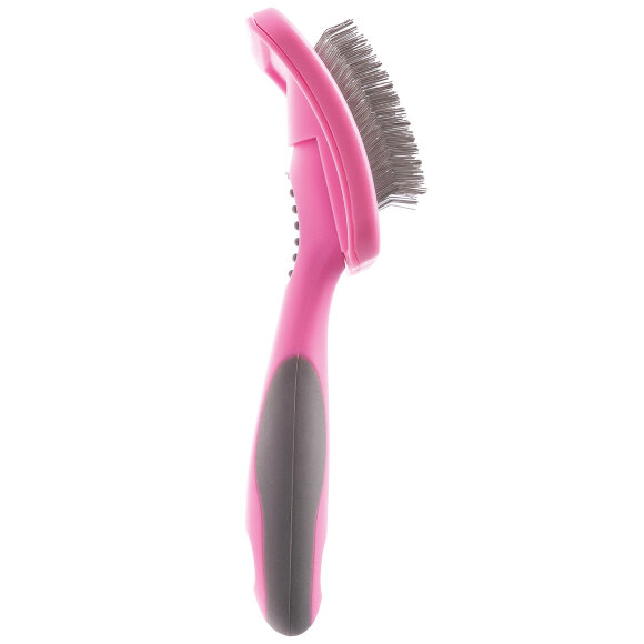 Пуходерка DeLight Pink пластиковая с мягким кордом, средняя Пуходерка DeLight Pink пластиковая с мягким кордом, средняя