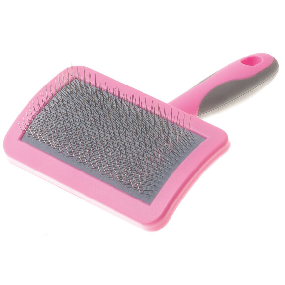 Пуходерка DeLight Pink пластиковая с мягким кордом, средняя Пуходерка DeLight Pink пластиковая с мягким кордом, средняя