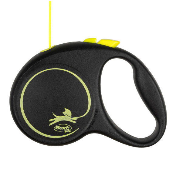 Поводок-рулетка Flexi Fun Neon S трос 5 м 12 кг