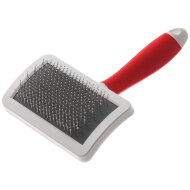 Пуходёрка ZooOne РЕД пластик с каплей средняя