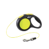 Поводок-рулетка для собак Flexi New Neon XS трос, цвет желтый