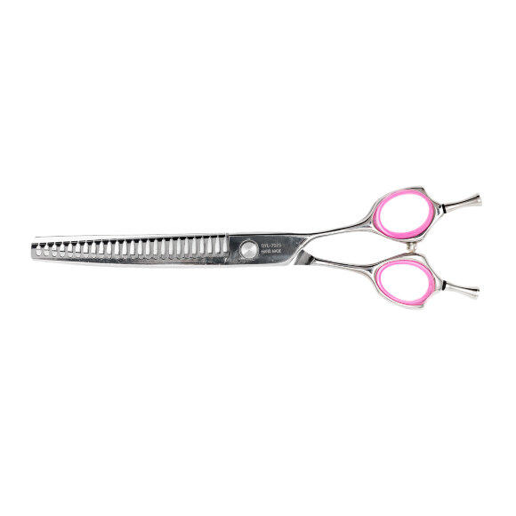 Ножницы Moshou QYL-7025 изогнутые шанкеры, 7" 25 зубцов