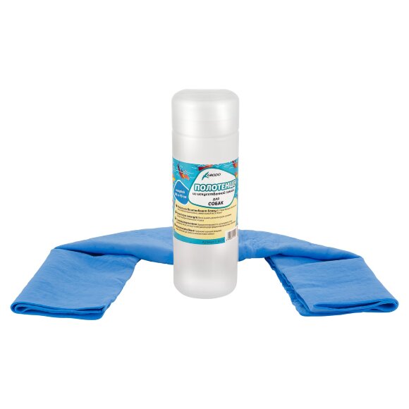 Полотенце GRODO из искусственной замши, цвет голубой Полотенце GRODO из искусственной замши, цвет голубой