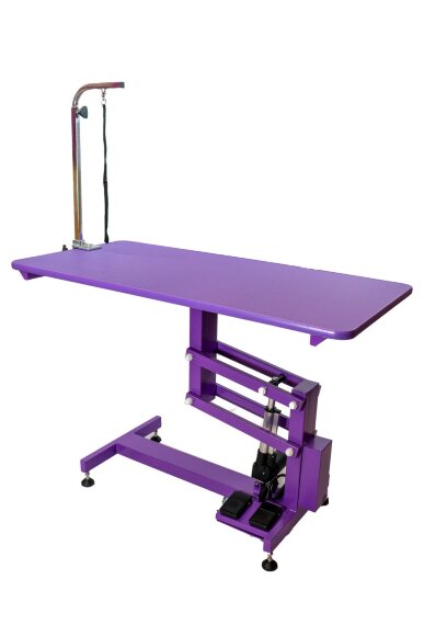 Стол для груминга TOEX 120х60хH52-100 см электрический, фиолетовый