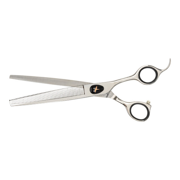 Ножницы GRODO Silk Slice филировочные с большим черным винтом 7" 56T