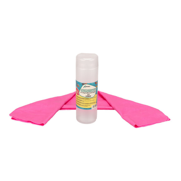 Полотенце GRODO из искусственной замши, цвет розовый Полотенце GRODO из искусственной замши, цвет розовый