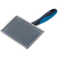 Пуходерка DeLight металлическая с каплей супербольшая