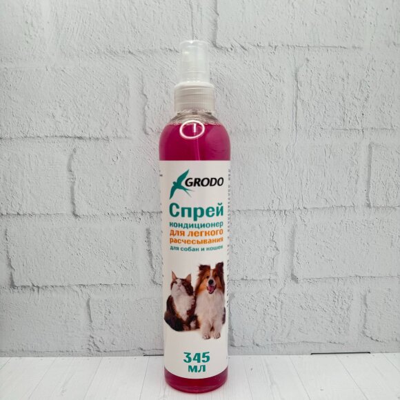 Спрей GRODO для легкого расчесывания и распутывания колтунов, 345 мл
