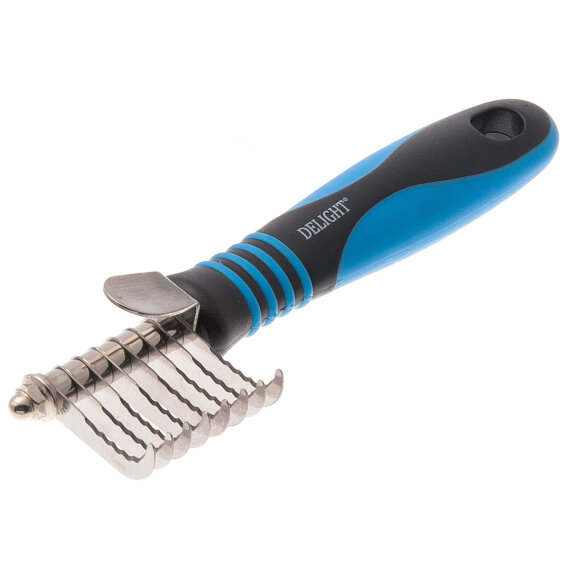 Колтунорез DeLIGHT боковой "мини" загнутые, 8 лезвий Колтунорез DeLIGHT боковой "мини" загнутые, 8 лезвий