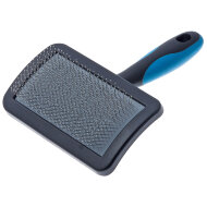 Пуходерка DeLight пластиковая с каплей средняя