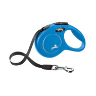 Поводок-рулетка для собак Flexi New Classic 12 кг 3 м ремень синий