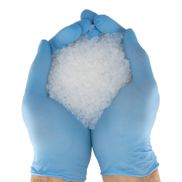 Силикагелевый наполнитель Grodo 3,8 л без добавок, белый, крупнопористый, колотая фракция