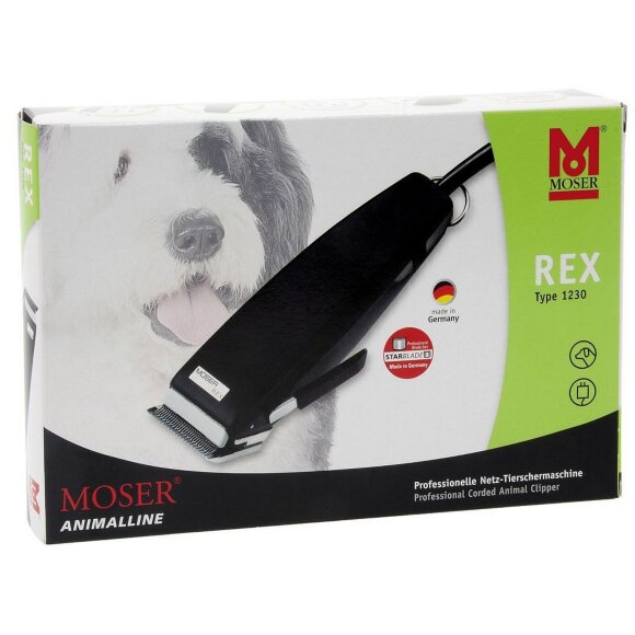 Полупрофессиональная машинка Moser 1230-0078  Rex