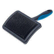 Пуходерка DeLight пластиковая с жестким кордом, большая