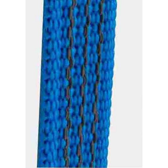 Поводок нейлоновый с латексной нитью двухсторонний 20мм х 7м, черный