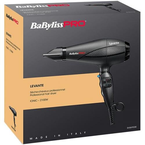 Фен BaByliss Pro LEVANTE Ionic BAB6950IE, 2100W