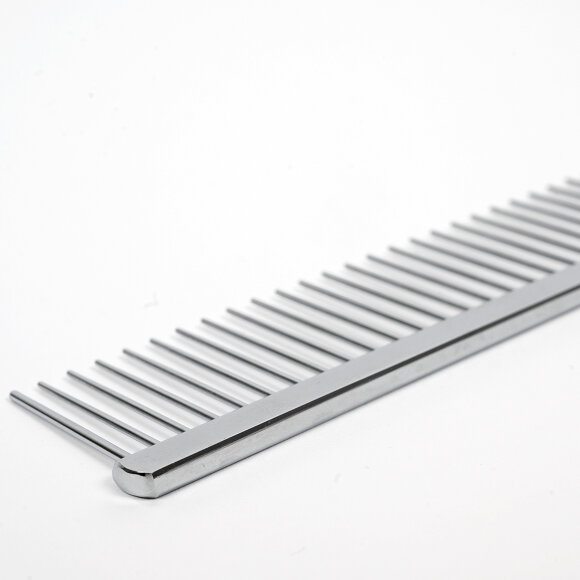 Расческа Yento хромированная 25 см для пуделей и шпицев Расческа Yento хромированная 25 см для пуделей и шпицев