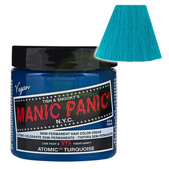 Краска для шерсти Manic Panic Atomic Turquoise
