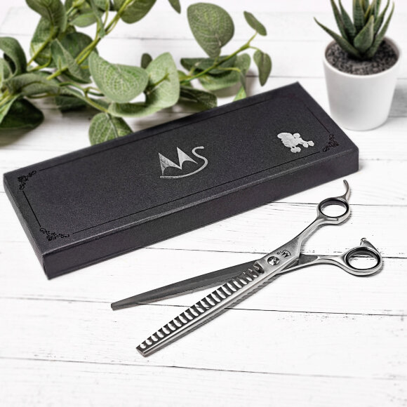 Ножницы Moshou BD-8022 шанкеры, 8" 22 зубца