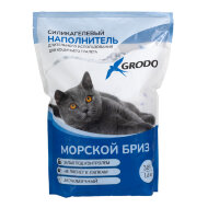 Силикагелевый наполнитель Grodo "морской бриз" 3,8 л