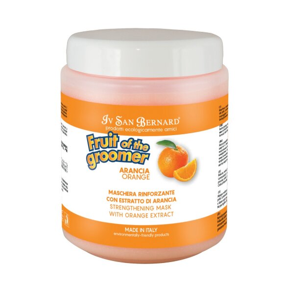 Восстанавливающая маска ISB 'Апельсин' с силиконом для слабой выпадающей шерсти, 1 л Восстанавливающая маска ISB 'Апельсин' с силиконом для слабой выпадающей шерсти, 1 л