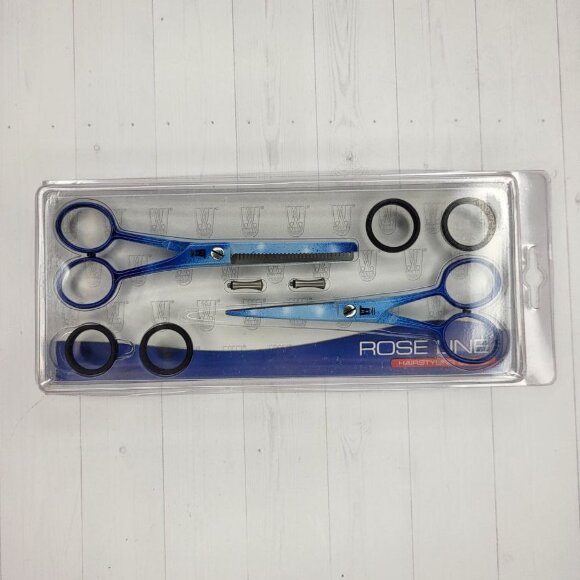 Набор ножниц Witte Rose Line SETB50 синие Набор ножниц Witte Rose Line SETB50 синие