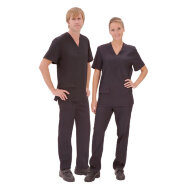 Рубашка Artero черная с V-образным вырезом, размер S