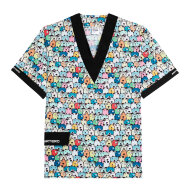 Рубашка грумера Artero с принтом "Мульти", размер XS