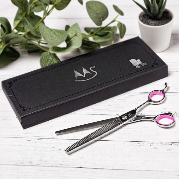 Ножницы Moshou HI-7545 филировочные, 7,5" 45 зубцов