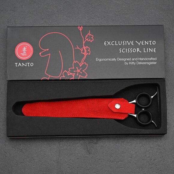 Ножницы шанкеры изогнутые Yento TanTo, 6 дюймов 12 зубцов