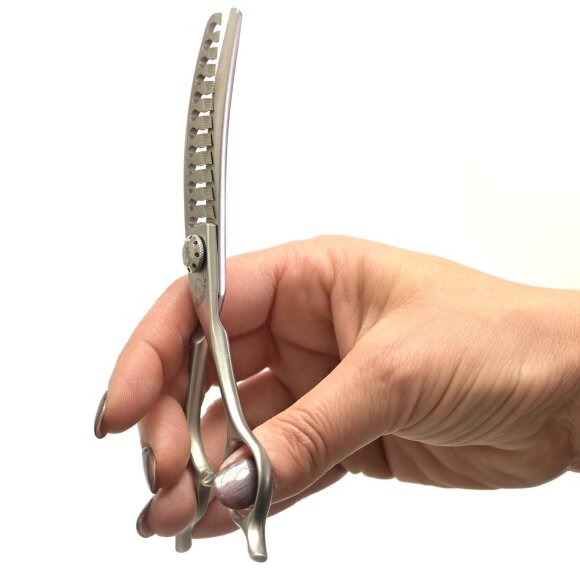 Ножницы шанкеры изогнутые Yento TanTo, 6 дюймов 12 зубцов