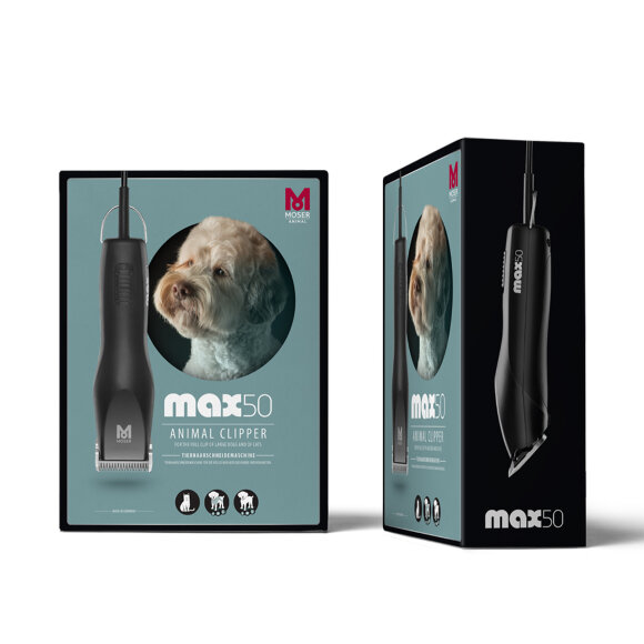 Машинка для стрижки животных Moser 1250-0061 Max50, черная (Уценка)