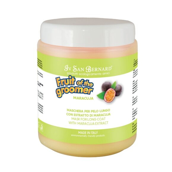 Восстанавливающая маска ISB 'Маракуйя' с протеинами для длинной шерсти, 1 л