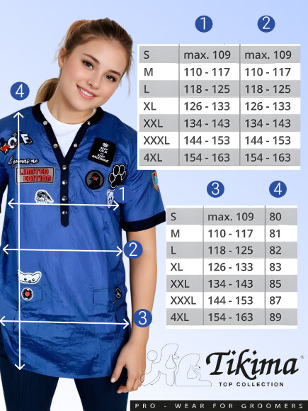 Рубашка Tikima Figarino синяя, размер S Рубашка Tikima Figarino синяя, размер S