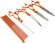 Набор из 4 ножниц Dimi Eagle в оранжевом чехле