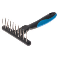 Грабли DeLIGHT двухрядные особопрочные широкие с супердлинным зубом