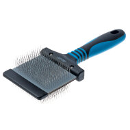 Пуходерка DeLight двухсторонняя с мягким и жестким кордом, большая