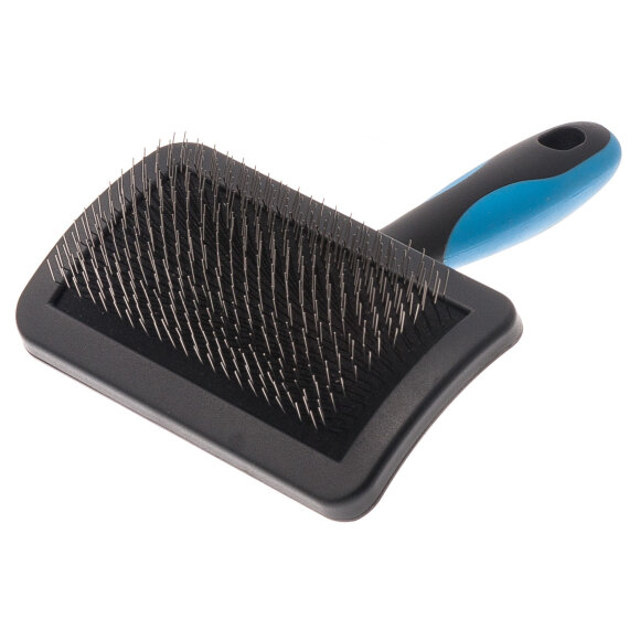 Пуходерка DeLight пластиковая с жестким кордом, средняя