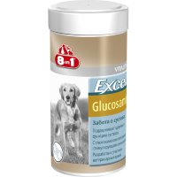 Кормовая добавка 8in1 Glucosamine для поддержания здоровья суставов собак, 55 таб.